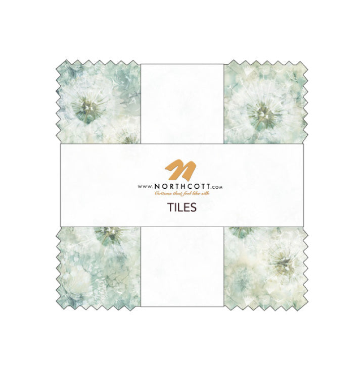 Whisper | 10" Square Pack by Deborah Edwards & Melanie Samra for Northcott | 42 pcs | 100% Cotton