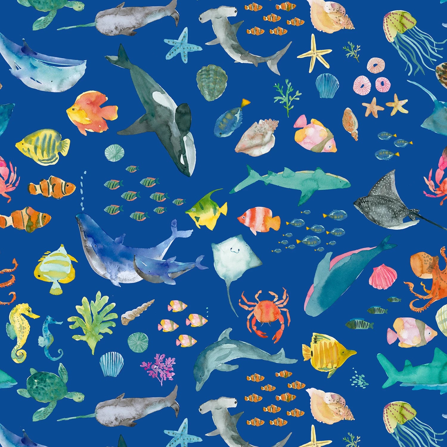 Under the Sea | Under the Sea - Deep Sea by Wee Blue Bell for Lewis & Irene | WB047