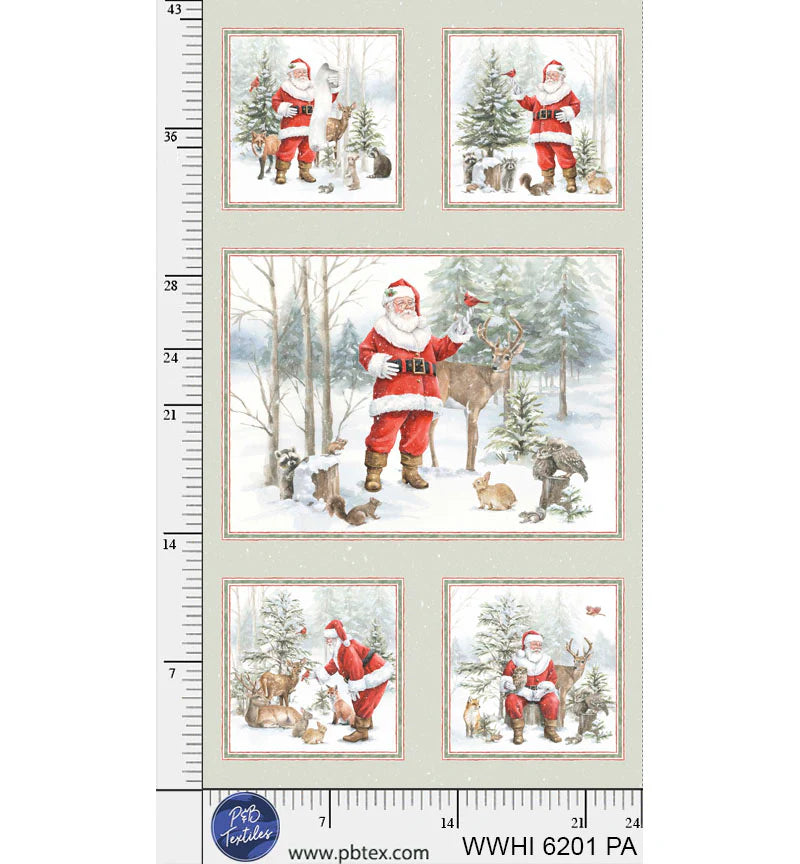 Woodland Whispers | Woodland Wonder 24" Panel by Leslie Trimbach for P&B Textiles | WWHI6201-PA