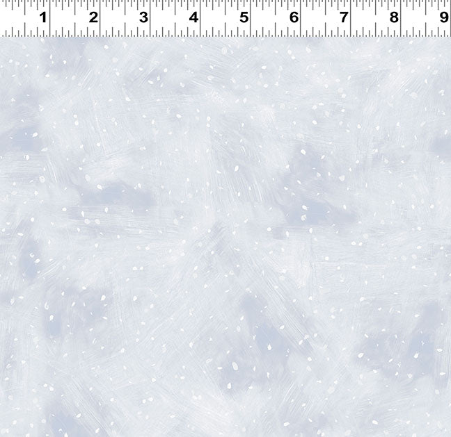 Snowtime | Snow Dot - Light Gray by Anita Jeram for Clothworks | Y4555-5