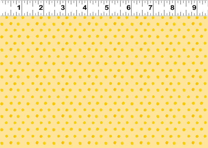 Spring Cheer | Yellow Dots by Heatherlee Chan for Clothworks | Y4697-9