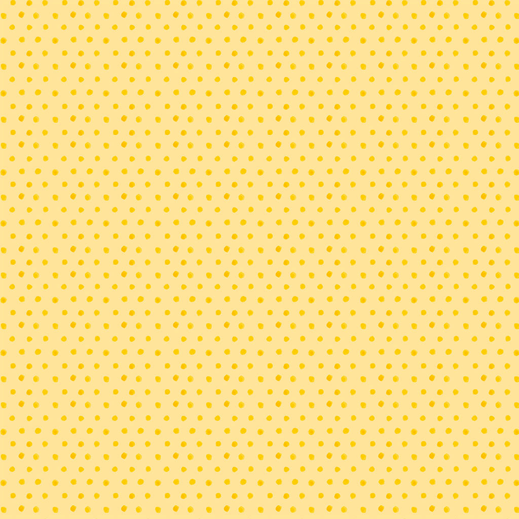 Spring Cheer | Yellow Dots by Heatherlee Chan for Clothworks | Y4697-9