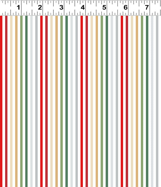 Guess How Much I Love You 2026 | Stripe Light Red by Anita Jeram for Clothworks | Y4821-4