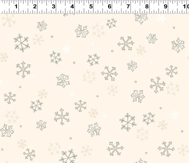 Guess How Much I Love You 2026 | Snowflakes Cream by Anita Jeram for Clothworks | Y4822-57