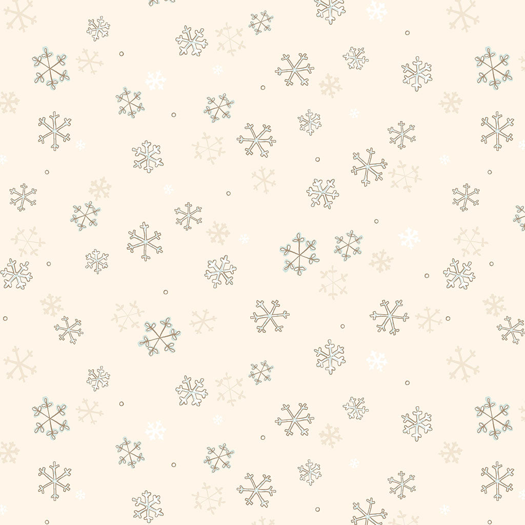 Guess How Much I Love You 2026 | Snowflakes Cream by Anita Jeram for Clothworks | Y4822-57