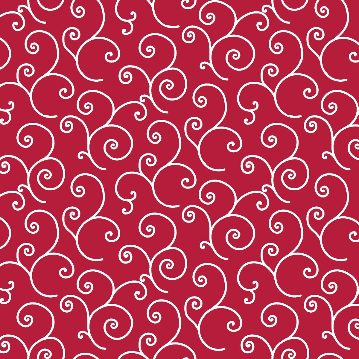 Kimberbell Basics | Red Scroll by Maywood Studio | MAS8243-R