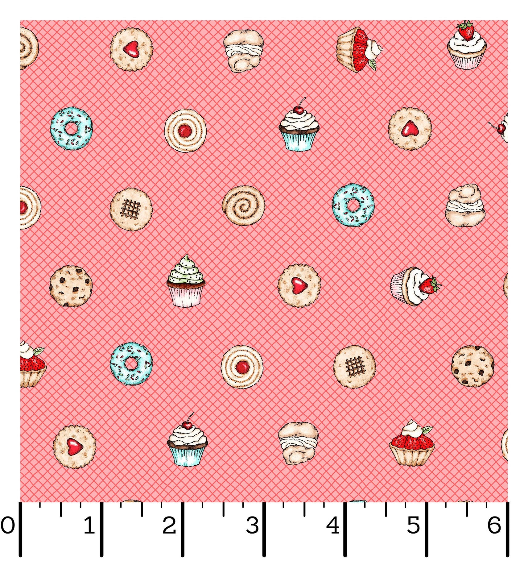 Dessert First | Cupcakes & Cookies - Pink by Kris Lammers for Maywood Studio | MAS11226-P