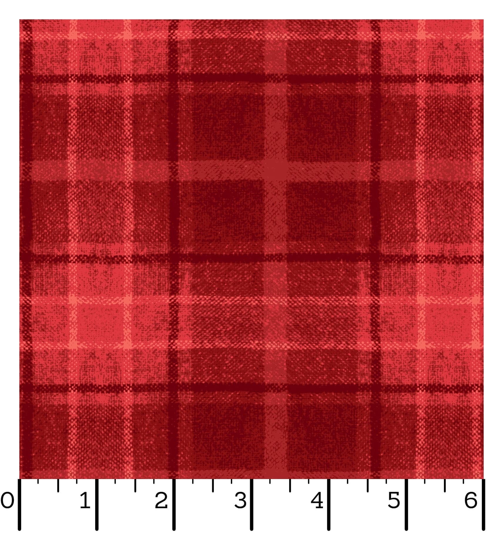 Snowtop Mountain Flannel | Big Plaid - Red by Bonnie Sullivan for Maywood Studio | MASF10896-R2 | 100% Cotton Flannel
