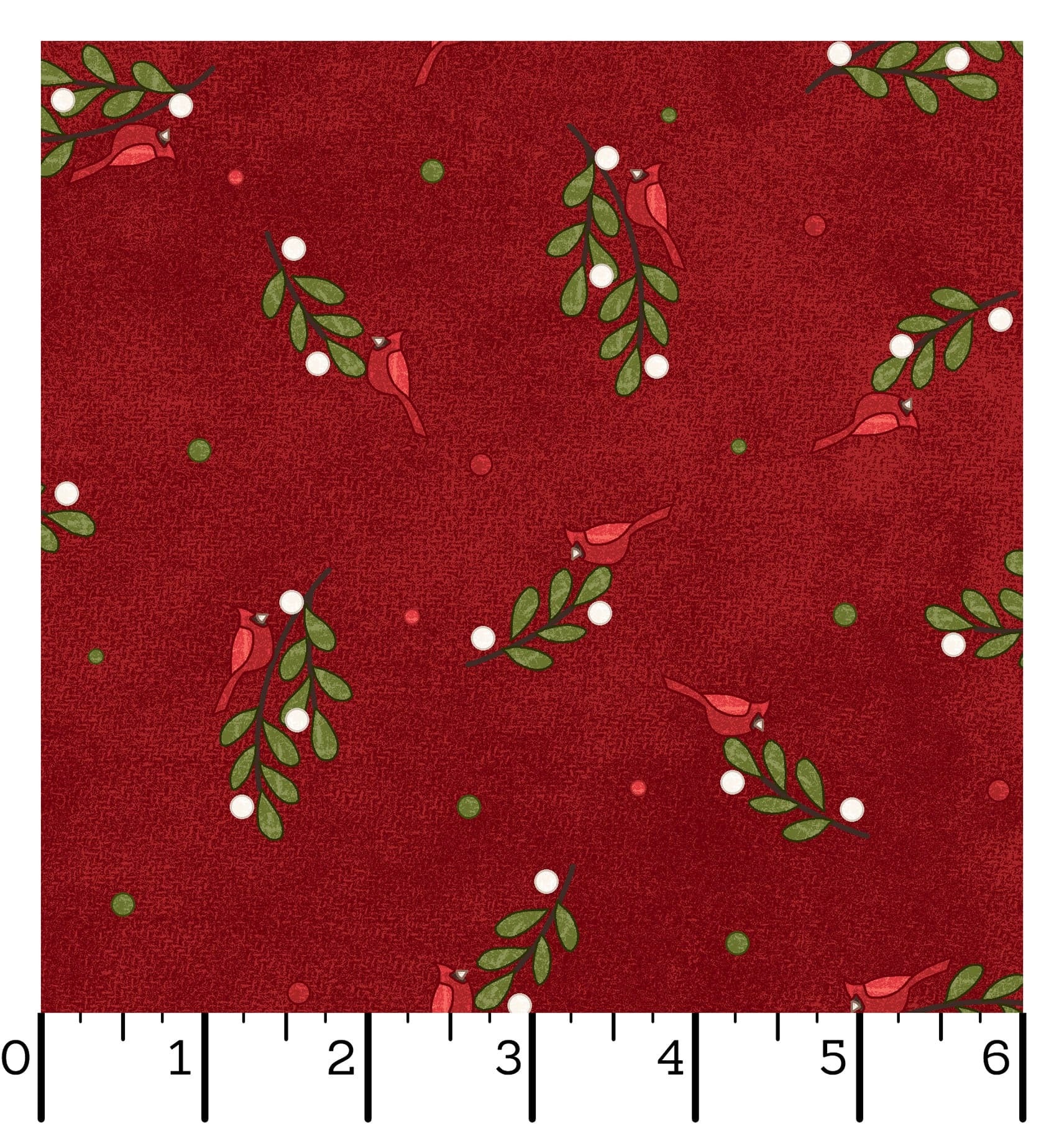 Snowtop Mountain Flannel | Bunches - Red by Bonnie Sullivan for Maywood Studio | MASF11164-R | 100% Cotton Flannel