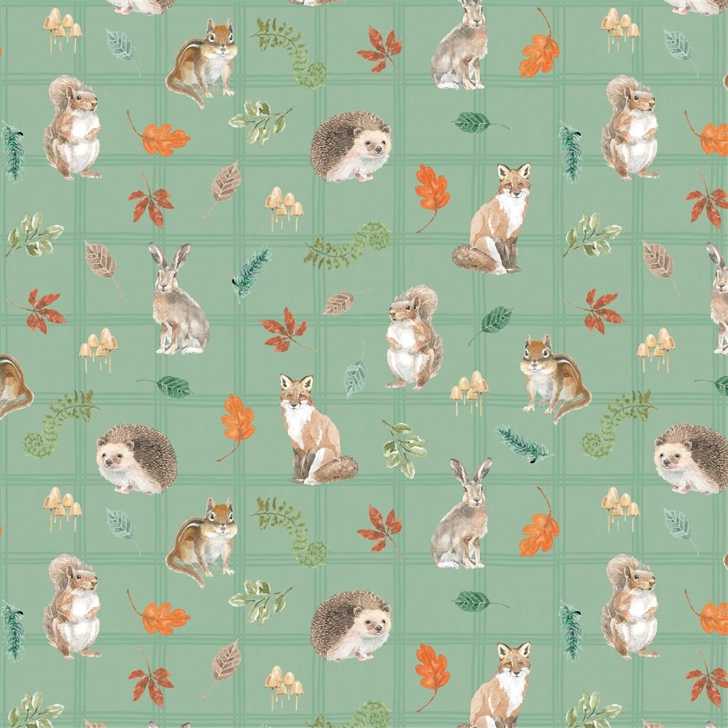 Woodland Way | Animals Lights Forest by Beth Grove for Clothworks | Y4851-112