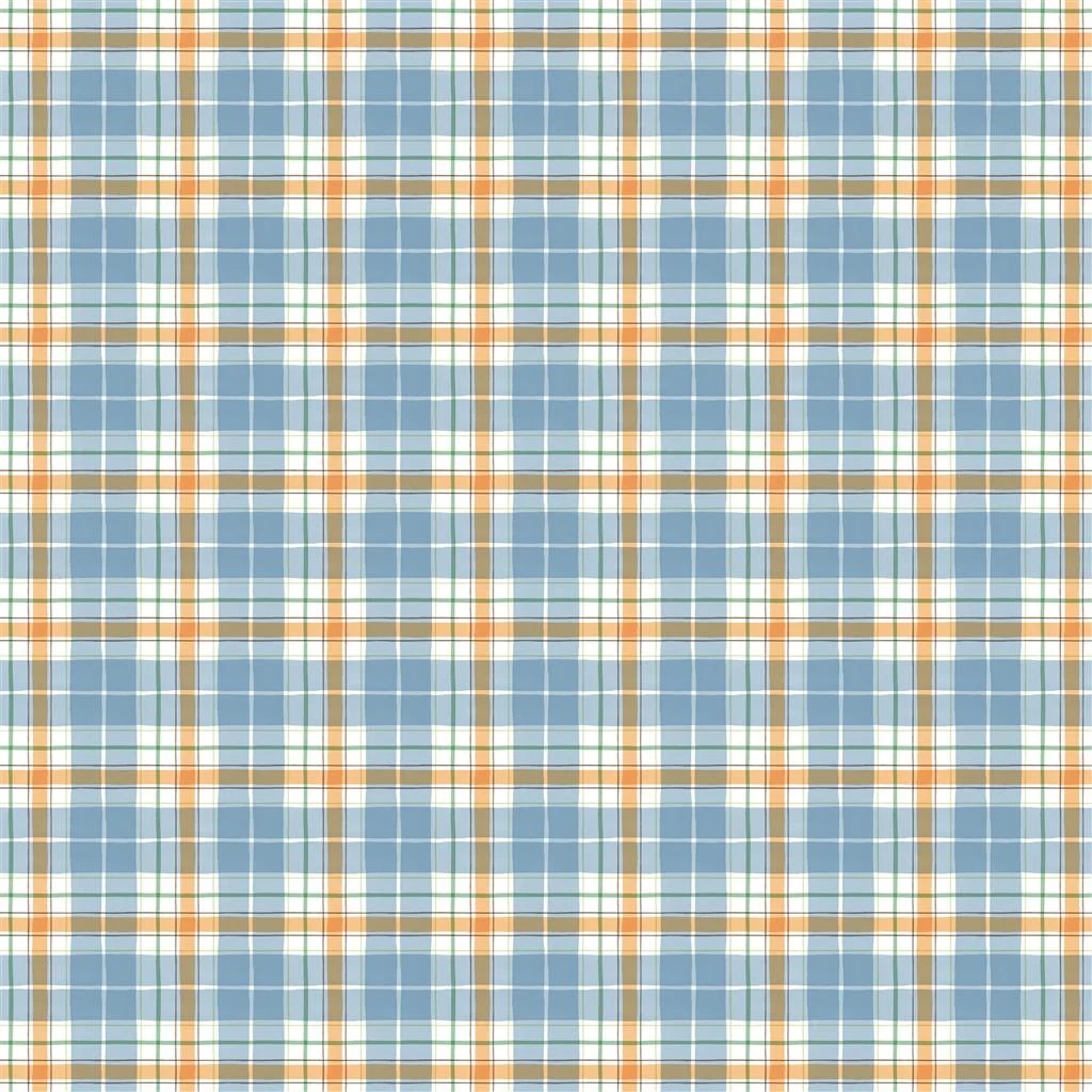 Woodland Way | Plaid Denim by Beth Grove for Clothworks | Y4854-88