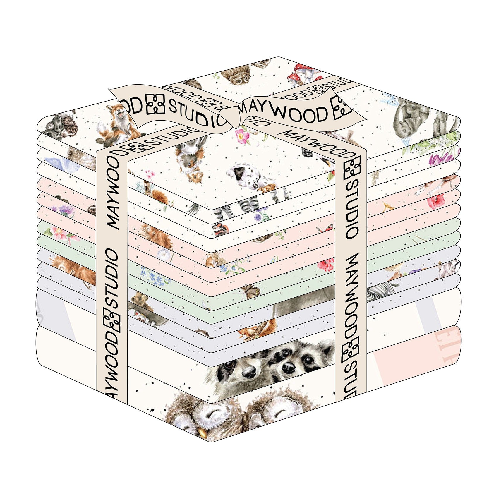 Together is Better | Fat Quarter Bundle by Hannah Dale for Maywood Studio | 12 pcs + 2 panels