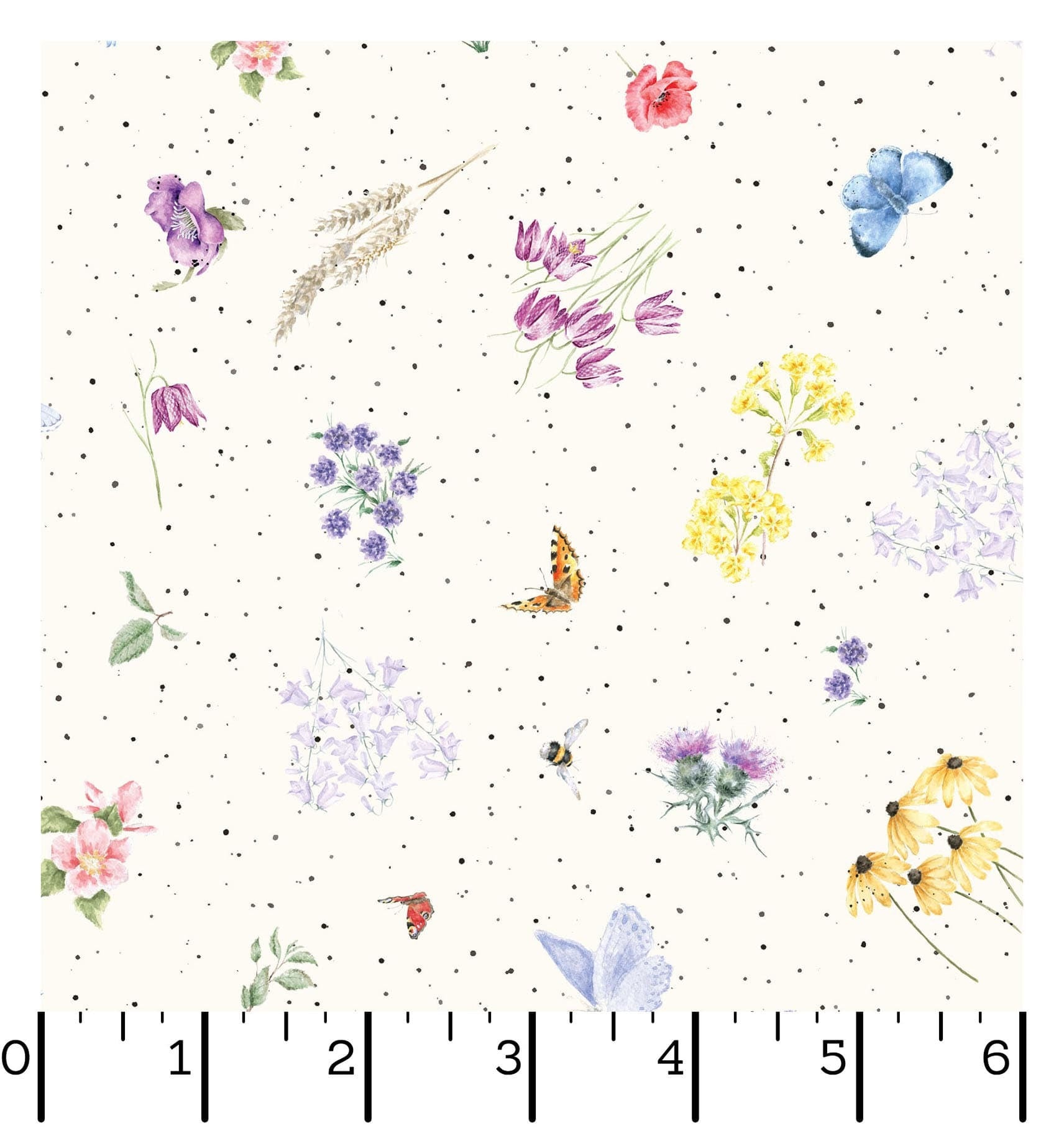 Together is Better | Flowers & Butterflies - Cream by Hannah Dale for Maywood Studio | MAS11122-E