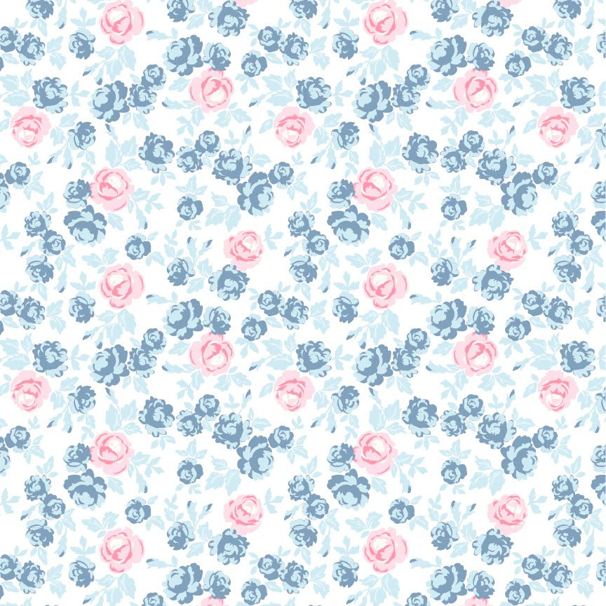 Elise | Fat Quarter Bundle by Terri Henson for Poppie Cotton | 16 pcs