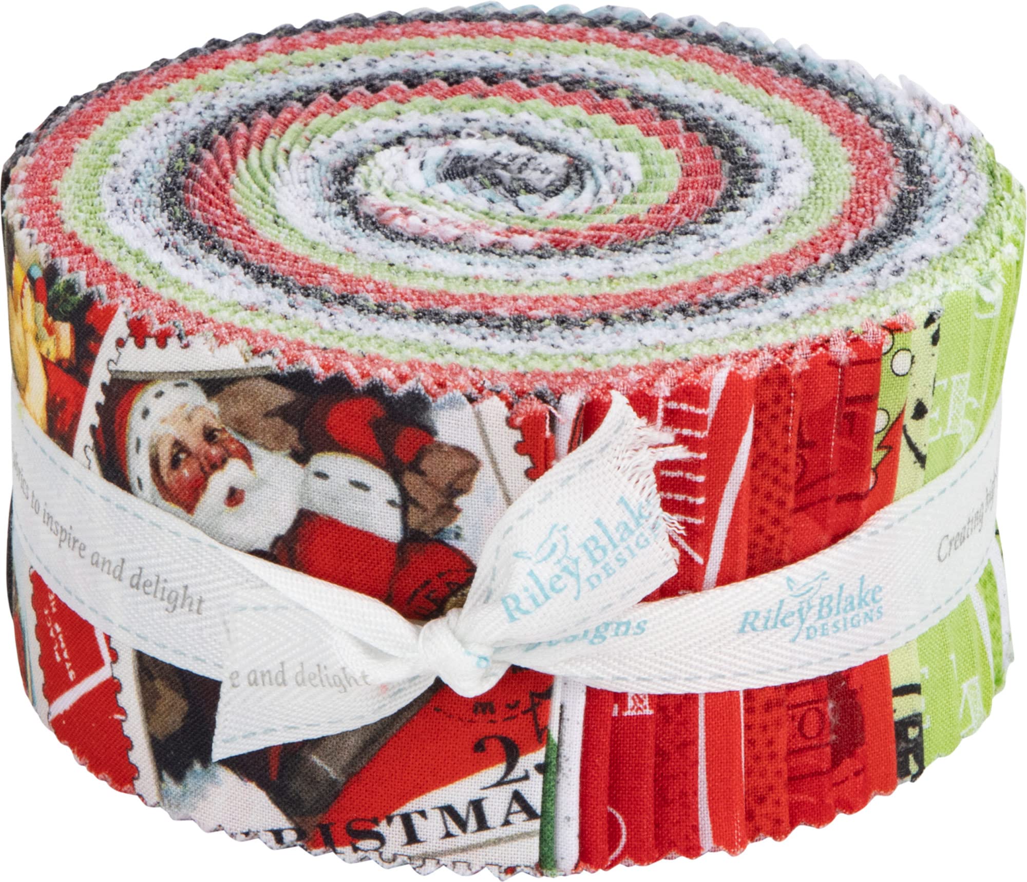 Riley Blake Designs J Wecker Frisch Nicholas The Cheerful Giver 40 2.5