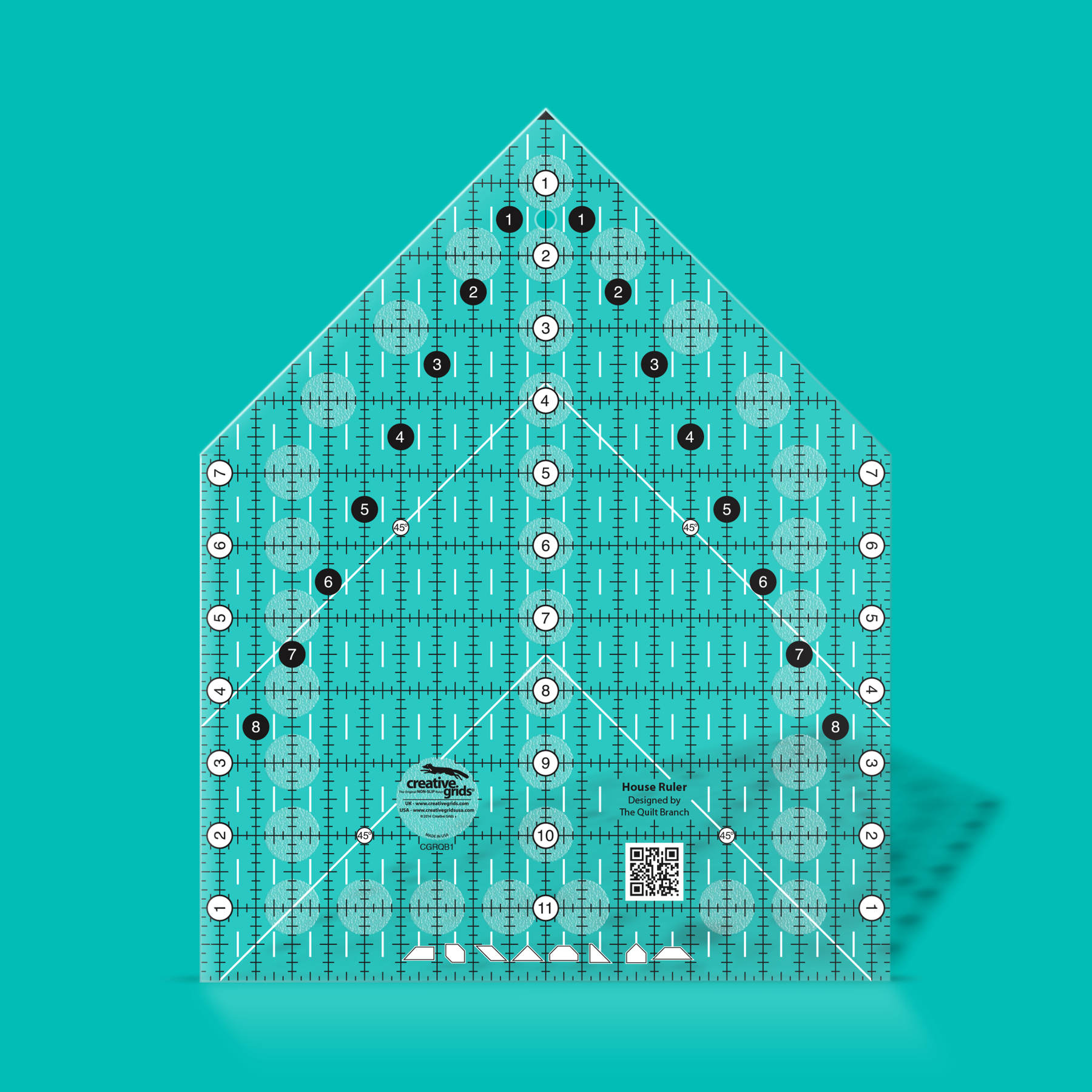 Creative Grids House Quilt Ruler