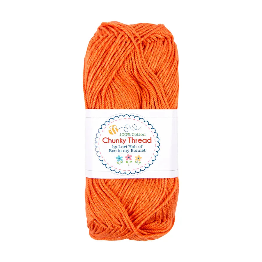 Thread Pumpkin Lori Holt Chunky Thread - Pumpkin (#10903) - 50g Sport Weight Cotton